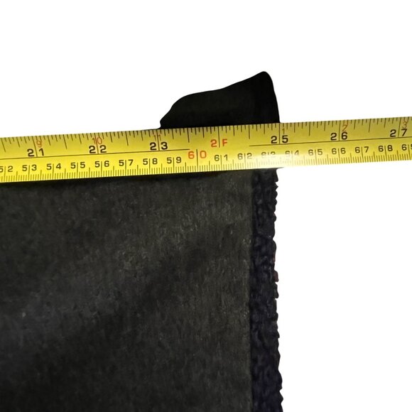 Dennis Basso XL Mixed Media Coat Hood Navy Gray Wool Blend Athleisure Chic Comfy - Picture 12 of 12